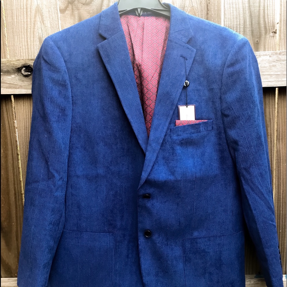 Alan Flusser Men's XL corduroy sportscoat NWT